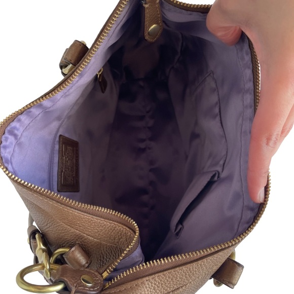 Coach Bag in Bronze Leather - Picture 9 of 9